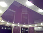 Глянцевые натяжные потолки
