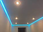 Натяжные потолки с подсветкой