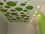 Резные натяжные потолки